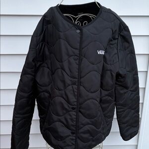 Vans Women's Black Puffer Jacket new without tag
